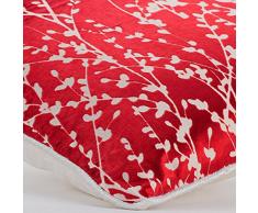 Cayena Roja Fundas De Almohada, Willow Roja 50x50 cm Fundas De Almohada Decorativa, Contemporáneo Fundas De Cojines, Terciopelo De La Quemadura Almohadas Fundas Para El Sofá - Cayenne Red Drops