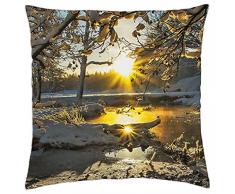 Manta de invierno chispeante - Funda de almohada (18