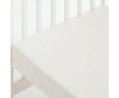 Sábana Bajera CUNA 60x120 Ajustable 100% Algodón - Color BEIGE