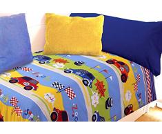 Funda nórdica estampada Coches (SPEEDY, Para cama de 90x190/200 (Nórdico de 150))