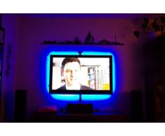 6 meter tira LED RGB de juego de toallas de mano (30 LED/m, IP20) y mandos, 17 de los botones de mando A distancia y 6 A de fuente de alimentación