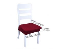 Varios colores – Funda para sillas (algodón para silla rectangular reposabrazos moderna decoración Bodas Fiestas Banquetes Agua Densidad funda silla universal Seat Cover