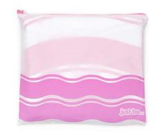 just be... Toalla De Microfibra para Playa Diseño Ondas - Rosa XXL 200 x 90cm