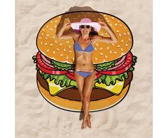 BigMouth Inc Toalla de Playa con Forma de rosquilleta