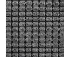 MIULEE Funda de Cojín Cojine Protectore de Almohada Suave Decorativa Cuadrado Pana Granulado Poliéster para Hogar Sofá Silla Cama Sala de Estar Dormitorio Coche 24"x24",2 Piezas Gris