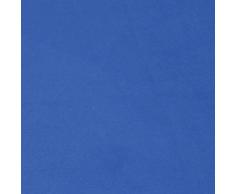 Bestlivings - Cortina opaca de microsatén, poliéster, Azul Medio, 140x245cm