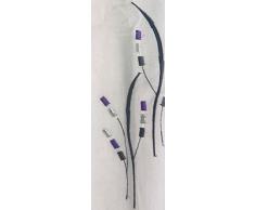 ForenTex - Cortina - Visillo, (M-0538), 145 x 260 cm, semi translucida, bordada, Morado, confeccionado muy elegante, máxima calidad en la confección y muy duradero. 1-4 cortinas paga solo un envío, descuento equivalente al finalizar la compra.