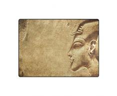 Use7 Alfombra Antigua de Piedra egipcia para salón, Dormitorio, Tela, 203cm x 147.3cm(7 x 5 Feet)