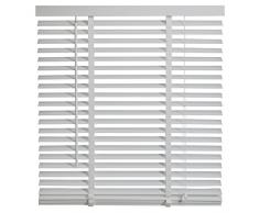 Intensions Persiana Veneciana de Madera, Color Blanco, Madera, Chalk White, 60x130cm
