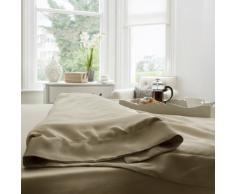 Jasmine Silk 3PCs 100% Mulberry 19MM Charmeuse de seda conjunto funda nórdica (TOPO) -DOBLE