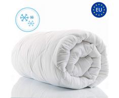 Amazinggirl edredón de Invierno - Manta para Todas Las Estaciones Manta de Verano cálida para Las Personas alérgicas edredon Blanco hipoalergénico Hecho de Microfibra Colcha