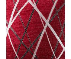 MIULEE Fundas de cojín para sofá Gamuza Sintética Almohada Caso de Diseño Geométrico Decorativas Fundas Cojines 18 x 18inch 45 x 45cm 2 Pieza Helado Rojo