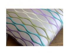 Multicolor Waves - Decorativa Funda de Cojin 40 x 40 cm, Square Multicolor Seda -
