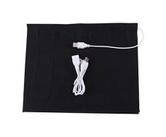1PC 5V USB Calentador Eléctrico Almohadilla Térmica Manta Eléctrica de Calefacción para Asiento de Mascota Terapia de Dolor 35 ℃ -50 ℃