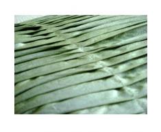 Verde Cubierta De Almohadas, Con Textura Alforzas Color Sólido 45x45 cm Cojines Cubren, Sedala Seda Fundas De Almohada, Moderno Fundas De Almohada Decorativa De Tiro - Green Waves