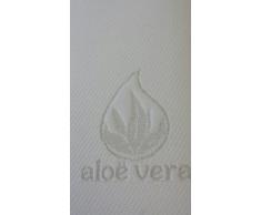 Seasons- Almohada viscoelastica de 90 cms, Antiácaros y Antibacterias , tejido Aloe vera hilo de plata. Doble funda