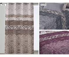 Camatex - Cortina ollaos Catalina 140x260 cm - Color beig