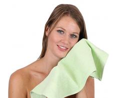 BETZ Paquete de 12 Piezas de Toalla de tocador Palermo tamaño 30x50cm 100% algodón de Color Verde y Turquesa