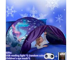 Carpa De Ensueño, Carpa Para Cama,Carpa Cojin Molon,Carpa Niños,Carpa Infantil,Carpa Para Niños,Carpa Para Niños Plegable Mágica De InviernoNavidad Y Regalos De Cumpleaños