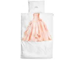 SNURK funda para edredón de 135x200 cm y funda de almohada de 80x80 ideal para habitación infantil con diseño de princesa