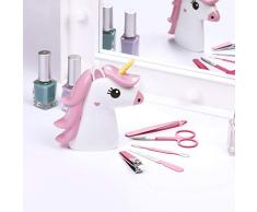 Thumbs Up Toalla De Tocador, Blanco/Rosa, 11 X 12 X 3.5 Cm