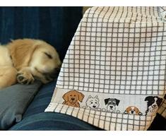 Samuel Lamont Poli-dri Jacquard - Paño de Cocina, diseño de Perro