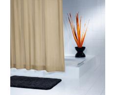 Ridder 451090-350 - Cortina de ducha de tela (120 x 200 cm, anillas incluidas), color beige