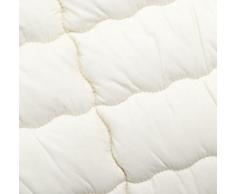 Badenia Bettcomfort Irisette Merino Perkal, Cubrecolchón, Blanco, 160 x 200 cm