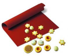 Silkomart PAD1 - Alfombrilla de silicona (60 x 40 cm), color rojo