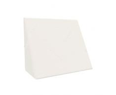 Bonmedico Almohada Wedge Almohada Forma de Cuña para Cama y Sofá Hecha de Espuma, Uso como Cojín de Lectura y Relajación, Cojín de Sofá y Cojín de Rodilla