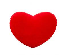 Exing Peluche Juguete, 30 cm corazón Forma Decorativa Decoración Cojín PP algodón Suave creativos Amantes de la muñeca Regalo
