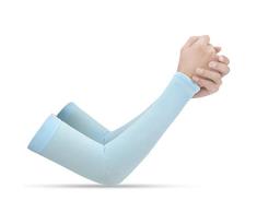 XLTWKK Mangas de brazo 1 par protección solar UV Ciclismo Carrera Pesca Conductor Brazo Cubresillas Muñequeras cortavientos Mangas de Seda Hielo