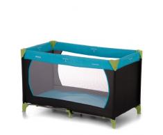 Hauck Dream N Play - Cuna de viaje 3 piezas 120 x 60 cm, bebe, incluido colchóncito y bolsa de transporte, de 0+ meses hasta 15 kg, plegado y montaje fácil, estructura ligera y muy estable, azul