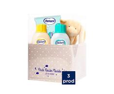 Nenuco Canastilla Regalo Bebé Recién Nacido con colonia, toallitas, jabón de baño infantil y doudou