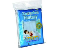 Heyac M231231 - Mosquitera ventana cortina velcro fija 150x180 blanco