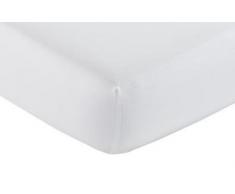 Sábana Bajera ajustable 105 cm. 100% algodón.200hilos! Alta calidad. (Blanco)