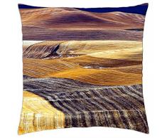 Retales de campos – Manta Almohada Funda (18