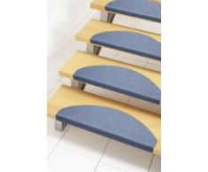 Andiamo alfombra para la escalera en azul, autoadhesivas, fácil de limpiar