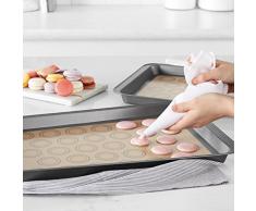 AmazonBasics - Tapete de silicona para hornear macarons, juego de 2 unidades
