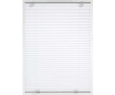 Gardinia Plissé Solo - Estor Enrollable Opaco Plegable con ventosas, Incluye Todas Las Piezas de Montaje, 2 rieles de Control de Aluminio, Color Blanco, Blanco, 60 x 130 cm