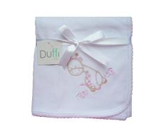 Duffi Baby 5362-06 - Manta bordada 100% algodón, 70 x 70 cm