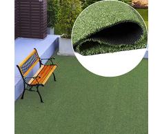 Tapiso Césped Artificial Exterior Alfombra de Hierba Sintético Terraza Jardín Balcón Enrollable por Metros 300 x 200 cm