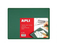 APLI Alfombrilla de despiece, 300 x 220 x 2 mm, PVC, color verde