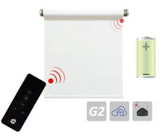 Heicko S de Rama GmbH eléctrico – Estor, Incluye batería de Motor, Color Blanco, 0% Tejido de öffnungsrate, 1200 x 2500 mm – Nuevo de (1 St)