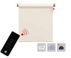 Heicko S – Estor de Rama GmbH Protección Solar eléctrico, con Motor, Beige, 3% Tejido de öffnungsrate, 900 x 2500 mm – Nuevo de (1 St)
