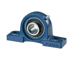 2 piezas - UCP 205/NP25 205 25 mm de diámetro, montado bloque fundido de auto-alineación rodamiento funda de almohada