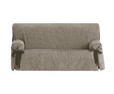 Eysa Dream - Funda de sofa de lazos, 3 plazas, color visón