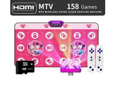 Bailar Alfombra for Adultos, Doble Wireless HDMI Estera de la Danza for la televisión Danza de MTV 158 Juegos Hyun Yoga Dance -Alfombra de Baile (Color : Mickey Red)