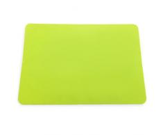 PIXNOR Salvamanteles de silicona , posavasos, manteles individuales (verde)