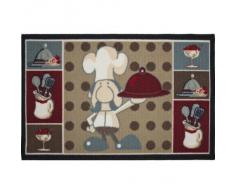 Asturdintex Comercial 55360 - Alfombra multiu 50x80 cocina chef dintex mascasa 55360